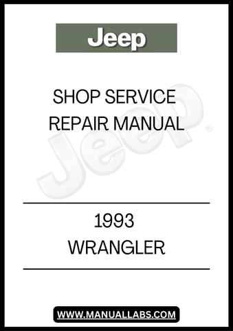 REV UP YOUR RESTORATION PROJECT WITH THE 1993 JEEP WRANGLER SHOP SERVICE REPAIR MANUAL. THIS COMPREHENSIVE GUIDE IS AN ESSENTIAL TOOL FOR BOTH SEASONED MECHANICS AND DIY ENTHUSIASTS, PROVIDING DETAILED INSTRUCTIONS AND DIAGRAMS TO TACKLE ANY REPAIR OR MAINTENANCE TASK WITH CONFIDENCE.