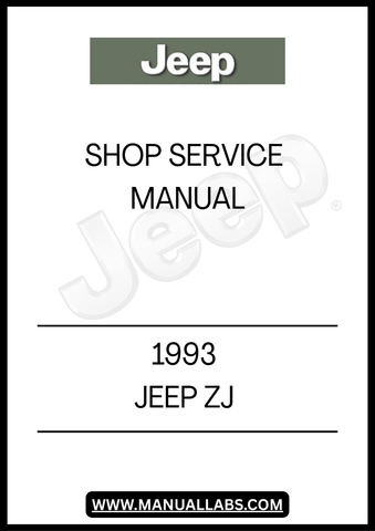 DISCOVER THE ULTIMATE RESOURCE FOR MAINTAINING AND REPAIRING YOUR 1993 JEEP ZJ WITH OUR COMPREHENSIVE SHOP SERVICE MANUAL. THIS ESSENTIAL GUIDE IS DESIGNED TO PROVIDE YOU WITH DETAILED INSTRUCTIONS, DIAGRAMS, AND SPECIFICATIONS TO ENSURE YOUR VEHICLE RUNS SMOOTHLY AND EFFICIENTLY.