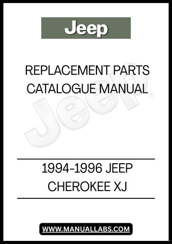 DISCOVER THE ULTIMATE RESOURCE FOR JEEP ENTHUSIASTS WITH THE 1994-1996 JEEP CHEROKEE XJ REPLACEMENT PARTS CATALOGUE MANUAL. THIS COMPREHENSIVE GUIDE IS DESIGNED TO HELP YOU EASILY IDENTIFY AND SOURCE THE RIGHT PARTS FOR YOUR VEHICLE, ENSURING OPTIMAL PERFORMANCE AND LONGEVITY.&nbsp;