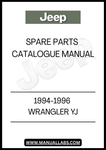 DISCOVER THE ULTIMATE RESOURCE FOR JEEP ENTHUSIASTS WITH THE 1994-1996 JEEP WRANGLER YJ SPARE PARTS CATALOGUE MANUAL. THIS COMPREHENSIVE GUIDE IS DESIGNED TO HELP YOU EASILY IDENTIFY AND SOURCE THE RIGHT PARTS FOR YOUR BELOVED WRANGLER, ENSURING YOUR VEHICLE REMAINS IN PEAK CONDITION.