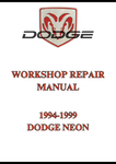 1994-1999 DODGE NEON WORKSHOP REPAIR MANUAL - PDF