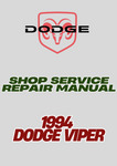 1994 DODGE VIPER SHOP SERVICE REPAIR MANUAL - PDF