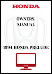 1994 HONDA PRELUDE OWNERS MANUAL - PDF