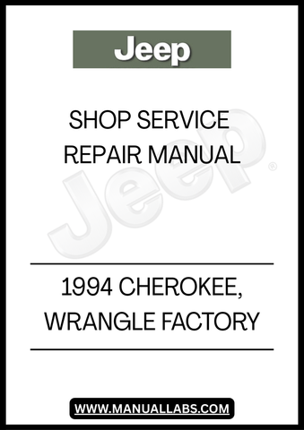 REV UP YOUR RESTORATION PROJECT WITH THE 1994 JEEP CHEROKEE AND JEEP WRANGLER FACTORY SHOP SERVICE REPAIR MANUAL. THIS COMPREHENSIVE GUIDE IS AN ESSENTIAL TOOL FOR BOTH SEASONED MECHANICS AND DIY ENTHUSIASTS, PROVIDING DETAILED INSTRUCTIONS AND DIAGRAMS TO TACKLE ANY REPAIR OR MAINTENANCE TASK WITH CONFIDENCE.