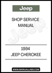 1994 JEEP CHEROKEE SHOP SERVICE MANUAL - PDF