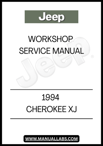 1994 JEEP CHEROKEE XJ WORKSHOP SERVICE MANUAL - PDF 