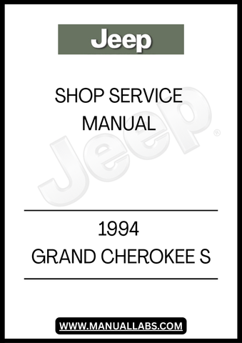 UNLOCK THE FULL POTENTIAL OF YOUR 1994 JEEP GRAND CHEROKEE WITH THE COMPREHENSIVE SHOP SERVICE MANUAL. THIS ESSENTIAL GUIDE IS DESIGNED FOR BOTH SEASONED MECHANICS AND DIY ENTHUSIASTS, PROVIDING DETAILED INSTRUCTIONS AND INSIGHTS TO KEEP YOUR VEHICLE RUNNING SMOOTHLY.