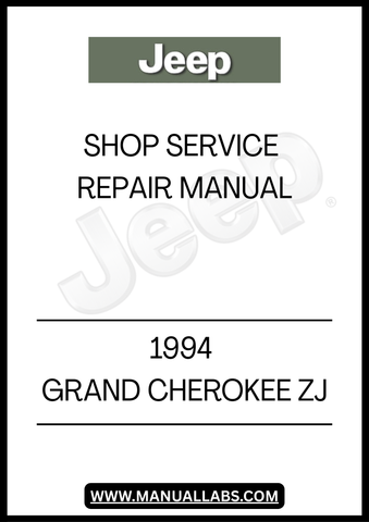 REV UP YOUR DIY SKILLS WITH THE 1994 JEEP GRAND CHEROKEE ZJ SHOP SERVICE REPAIR MANUAL. THIS COMPREHENSIVE GUIDE IS AN ESSENTIAL RESOURCE FOR ANY JEEP ENTHUSIAST OR MECHANIC, PROVIDING DETAILED INSTRUCTIONS AND DIAGRAMS TO TACKLE REPAIRS AND MAINTENANCE WITH CONFIDENCE.
