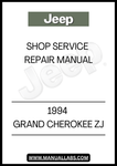REV UP YOUR DIY SKILLS WITH THE 1994 JEEP GRAND CHEROKEE ZJ SHOP SERVICE REPAIR MANUAL. THIS COMPREHENSIVE GUIDE IS AN ESSENTIAL RESOURCE FOR ANY JEEP ENTHUSIAST OR MECHANIC, PROVIDING DETAILED INSTRUCTIONS AND DIAGRAMS TO TACKLE REPAIRS AND MAINTENANCE WITH CONFIDENCE.