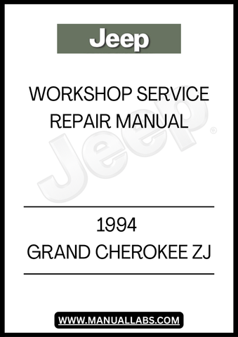 REVITALIZE YOUR 1994 JEEP GRAND CHEROKEE ZJ WITH OUR COMPREHENSIVE WORKSHOP SERVICE REPAIR MANUAL. THIS ESSENTIAL GUIDE IS DESIGNED FOR BOTH SEASONED MECHANICS AND DIY ENTHUSIASTS, PROVIDING DETAILED INSTRUCTIONS AND DIAGRAMS TO TACKLE ANY REPAIR OR MAINTENANCE TASK WITH CONFIDENCE
