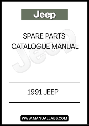 DISCOVER THE ULTIMATE RESOURCE FOR JEEP ENTHUSIASTS WITH THE 1994 JEEP SPARE PARTS CATALOGUE MANUAL. THIS COMPREHENSIVE GUIDE IS DESIGNED TO HELP YOU EASILY IDENTIFY AND SOURCE THE RIGHT PARTS FOR YOUR JEEP, ENSURING YOUR VEHICLE REMAINS IN PEAK CONDITION. WITH DETAILED DIAGRAMS AND PART NUMBERS, YOU CAN QUICKLY NAVIGATE THROUGH THE EXTENSIVE INVENTORY OF SPARE PARTS.