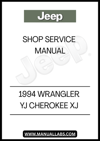 REV UP YOUR DIY SKILLS WITH THE 1994 JEEP WRANGLER YJ AND CHEROKEE XJ SHOP SERVICE MANUAL. THIS COMPREHENSIVE GUIDE IS AN ESSENTIAL RESOURCE FOR ANY JEEP ENTHUSIAST, PROVIDING DETAILED INSTRUCTIONS AND DIAGRAMS TO HELP YOU TACKLE REPAIRS AND MAINTENANCE WITH CONFIDENCE. WHETHER YOU'RE A SEASONED MECHANIC OR A WEEKEND WARRIOR, THIS MANUAL IS DESIGNED TO SIMPLIFY COMPLEX TASKS AND KEEP YOUR VEHICLE RUNNING SMOOTHLY.