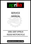 DON'T LET A LACK OF KNOWLEDGE HOLD YOU BACK. INVEST IN THE 1995-1997 APRILIA RS250 MOTORCYCLE SERVICE MANUAL TODAY AND EXPERIENCE THE SATISFACTION OF MAINTAINING YOUR BIKE LIKE A PRO. DOWNLOAD YOUR PDF FILE NOW AND TAKE THE FIRST STEP TOWARDS A SMOOTHER, MORE RELIABLE RIDE.
