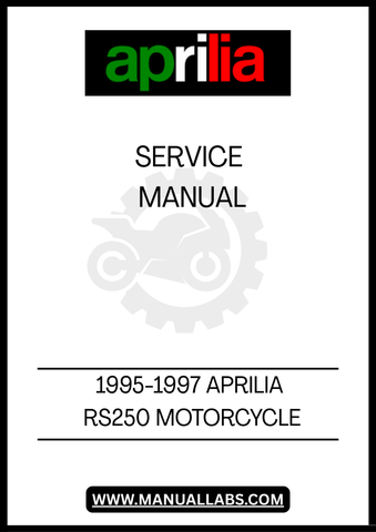 DON'T LET A LACK OF KNOWLEDGE HOLD YOU BACK. INVEST IN THE 1995-1997 APRILIA RS250 MOTORCYCLE SERVICE MANUAL TODAY AND EXPERIENCE THE SATISFACTION OF MAINTAINING YOUR BIKE LIKE A PRO. DOWNLOAD YOUR PDF FILE NOW AND TAKE THE FIRST STEP TOWARDS A SMOOTHER, MORE RELIABLE RIDE.