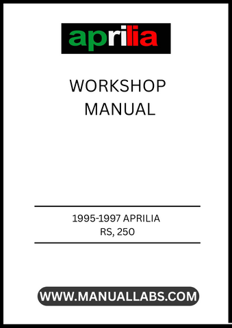 UNLOCK THE FULL POTENTIAL OF YOUR 1995-1997 APRILIA RS 250 WITH OUR COMPREHENSIVE WORKSHOP MANUAL IN PDF FORMAT. THIS ESSENTIAL GUIDE IS DESIGNED TO PROVIDE YOU WITH DETAILED INSIGHTS AND STEP-BY-STEP INSTRUCTIONS FOR MAINTENANCE, REPAIRS, AND UPGRADES, ENSURING YOUR MOTORCYCLE RUNS AT ITS BEST.