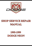 1995-1999 DODGE NEON, SHOP SERVICE REPAIR MANUAL - PDF