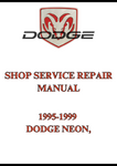 1995-1999 DODGE NEON, SHOP SERVICE REPAIR MANUAL - PDF