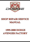  1995-2000 DODGE AVENGER FACTORY SHOP REPAIR SERVICE MANUAL - PDF