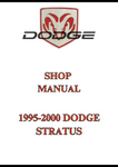 1995-2000 DODGE STRATUS SHOP MANUAL - PDF