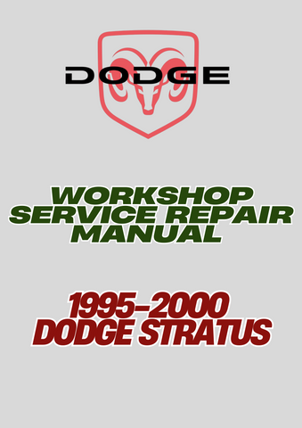 1995-2000 DODGE STRATUS WORKSHOP SERVICE REPAIR MANUAL - PDF