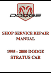 1995 - 2000 DODGE STRATUS CAR SHOP SERVICE REPAIR MANUAL - PDF