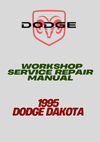 1995 DODGE DAKOTA WORKSHOP SERVICE REPAIR MANUAL - PDF
