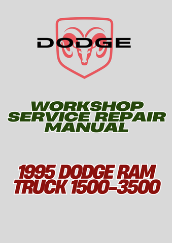 1995 DODGE RAM TRUCK 1500-3500 WORKSHOP SERVICE REPAIR  MANUAL - PDF