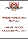 1996-1997 DODGE CARAVAN FACTORY WORKSHOP SERVICE MANUAL - PDF