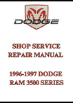1996-1997 DODGE RAM 3500 SERIES SHOP SERVICE REPAIR MANUAL - PDF