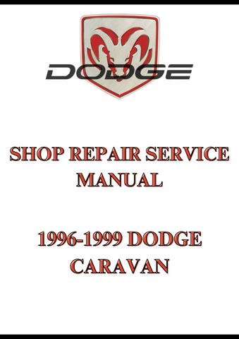 1996-1999 DODGE CARAVAN SHOP REPAIR SERVICE MANUAL - PDF