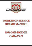 1996-2000 DODGE CARAVAN WORKSHOP SERVICE REPAIR MANUAL - PDF