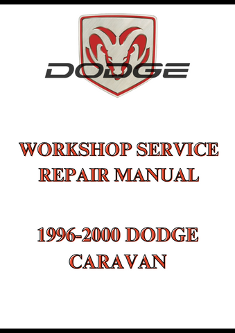 1996-2000 DODGE CARAVAN WORKSHOP SERVICE REPAIR MANUAL - PDF