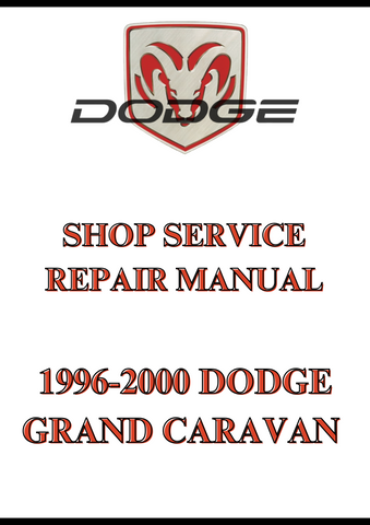 1996-2000 DODGE GRAND CARAVAN SHOP SERVICE REPAIR MANUAL - PDF