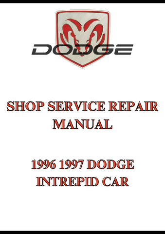 1996 1997 DODGE INTREPID CAR SHOP SERVICE REPAIR MANUAL - PDF