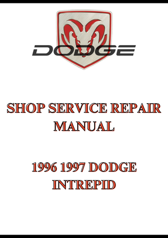 1996 1997 DODGE INTREPID SHOP SERVICE REPAIR MANUAL - PDF