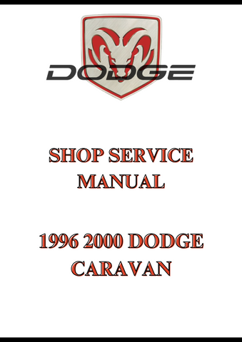 1996 2000 DODGE CARAVAN SHOP SERVICE MANUAL - PDF