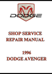  1996 DODGE AVENGER SHOP SERVICE REPAIR MANUAL - PDF