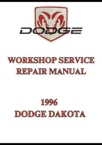 1996 DODGE DAKOTA WORKSHOP SERVICE REPAIR MANUAL - PDF