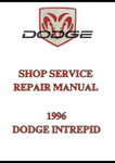 1996 DODGE INTREPID SHOP SERVICE REPAIR MANUAL - PDF
