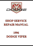1996 DODGE VIPER SHOP SERVICE REPAIR MANUAL - PDF