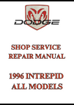 1996 INTREPID ALL MODELS SHOP SERVICE REPAIR MANUAL - PDF