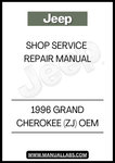 UNLOCK THE FULL POTENTIAL OF YOUR 1996 JEEP GRAND CHEROKEE (ZJ) WITH THE OEM SHOP SERVICE REPAIR MANUAL. THIS COMPREHENSIVE GUIDE IS DESIGNED SPECIFICALLY FOR YOUR VEHICLE, PROVIDING DETAILED INSTRUCTIONS AND INSIGHTS THAT EMPOWER YOU TO TACKLE REPAIRS AND MAINTENANCE WITH CONFIDENCE.