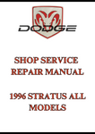 1996 STRATUS ALL MODELS SHOP SERVICE REPAIR MANUAL - PDF