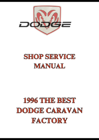 1996 THE BEST DODGE CARAVAN FACTORY SHOP SERVICE MANUAL - PDF
