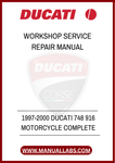 DON’T LET A LACK OF INFORMATION HOLD YOU BACK. INVEST IN YOUR DUCATI’S LONGEVITY AND PERFORMANCE TODAY BY DOWNLOADING THIS COMPLETE WORKSHOP MANUAL. EXPERIENCE