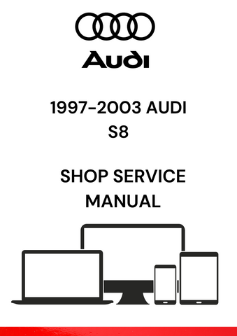 GET THE ESSENTIAL SERVICE MANUAL FOR THE 1997-2003 AUDI S8 IN PDF FORMAT. PERFECT FOR DIY ENTHUSIASTS AND PROFESSIONALS SEEKING RELIABLE REPAIR GUIDANCE.