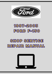 1997-2003 FORD F-150 SHOP SERVICE REPAIR MANUAL - PDF