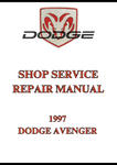 1997 DODGE AVENGER SHOP SERVICE REPAIR MANUAL - PDF
