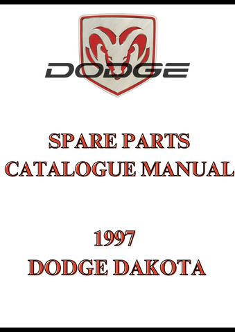 1997 DODGE DAKOTA SPARE PARTS CATALOGUE MANUAL - PDF