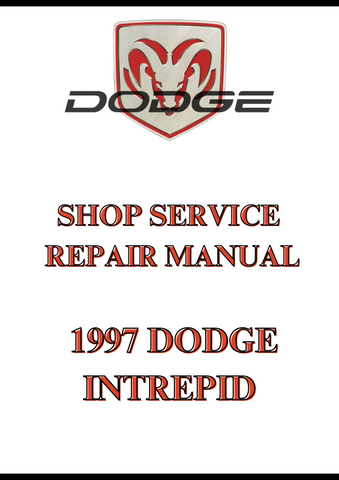  1997 DODGE INTREPID SHOP SERVICE REPAIR MANUAL - PDF